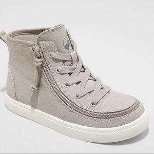 NWT, Billy Footwear by Target. Still in box. Grey high top boots. Unisex.